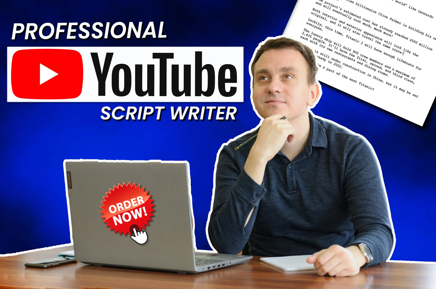 I will write an entertaining script for your youtube channel (5 min-upto 500 words)