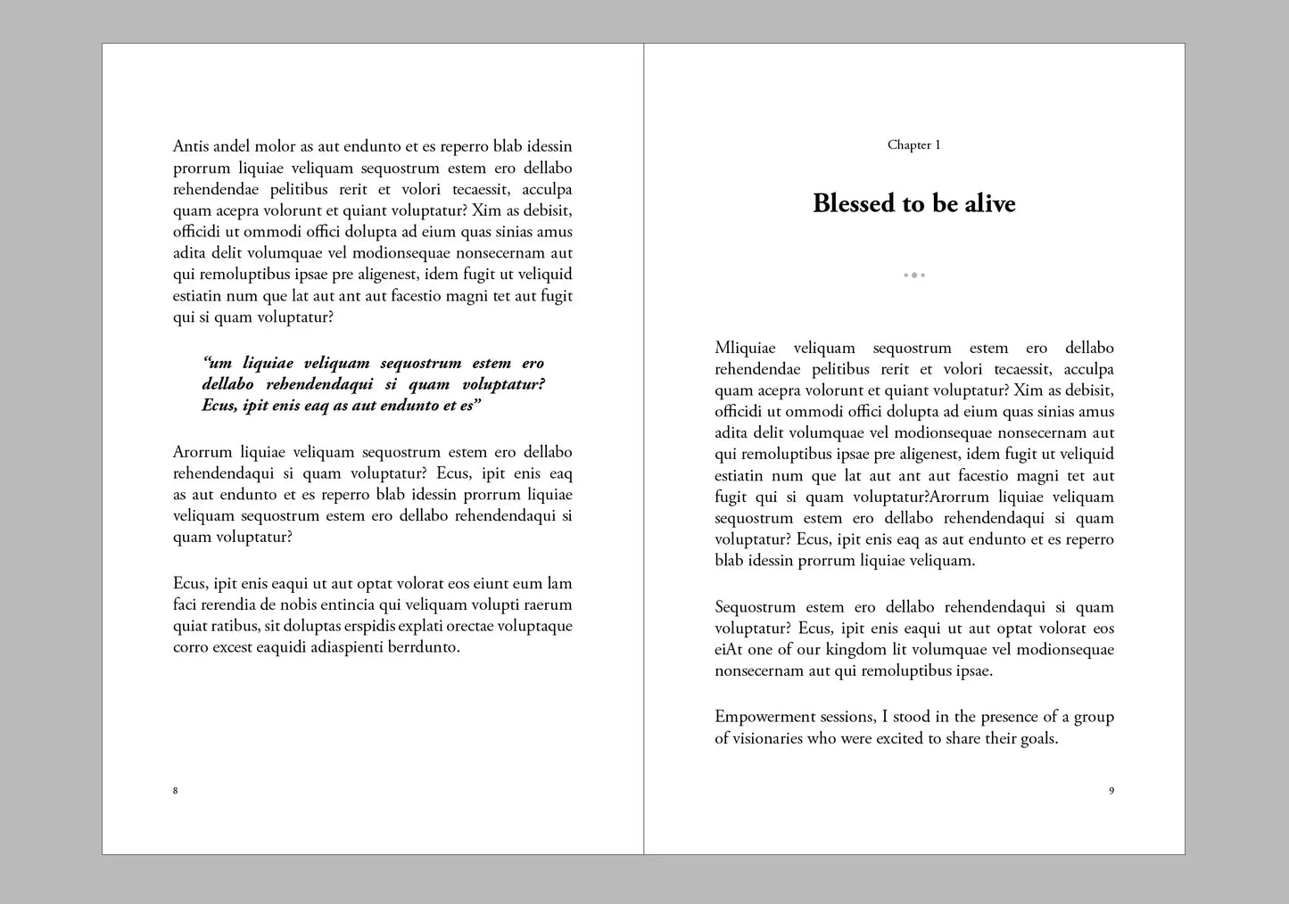 I will create your book layout design, formatting and typesetting