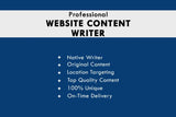 I will write content for your website (1 page or upto 500 words)