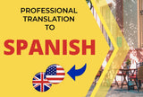 I will professionally translate your texts from english to spanish (upto 1000 words)