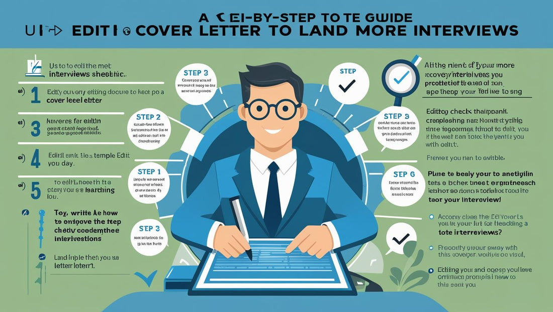How to Edit Your Cover Letter to Land More Interviews (Step-by-Step Guide)