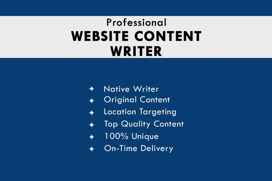 I will write content for your website (1 page or upto 500 words)