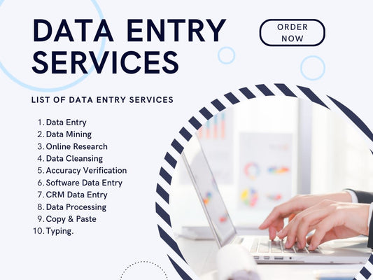 We will do data entry database data analysis