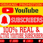 You will get 1000 Guaranteed YouTube Subscribers + 1000 views + 1000 likes For Your YouTube Channel