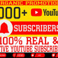 You will get 1000 Guaranteed YouTube Subscribers + 1000 views + 1000 likes For Your YouTube Channel