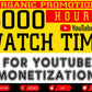 You will get YouTube watch time | Organic 1000 hours watch time for channel monetization