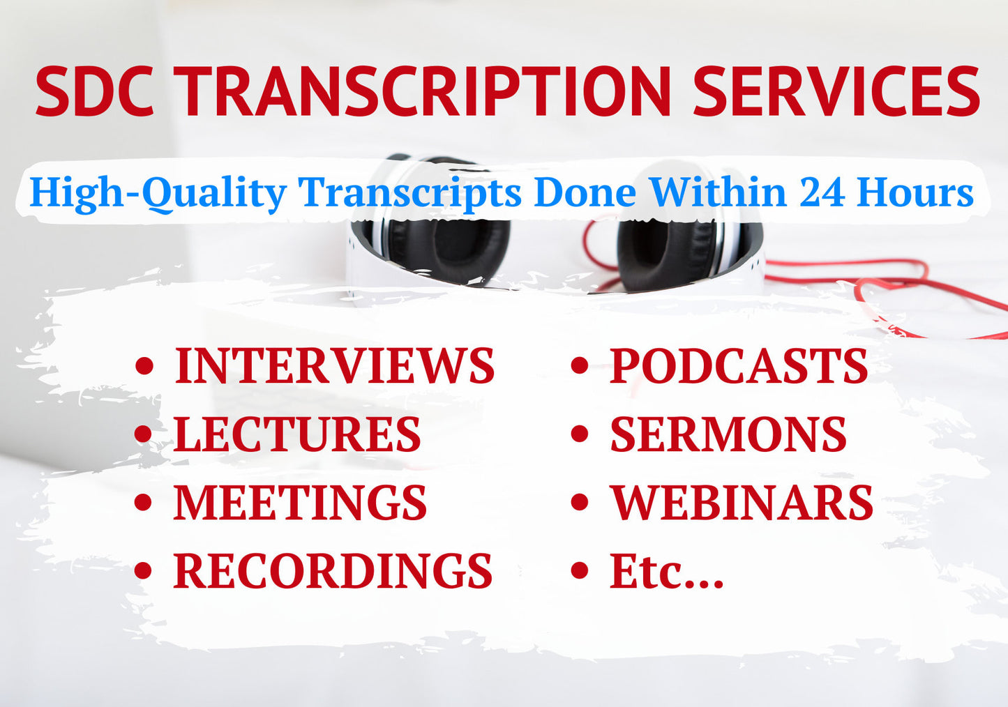 I will transcribe audio video interviews podcast transcripts (20 minutes)