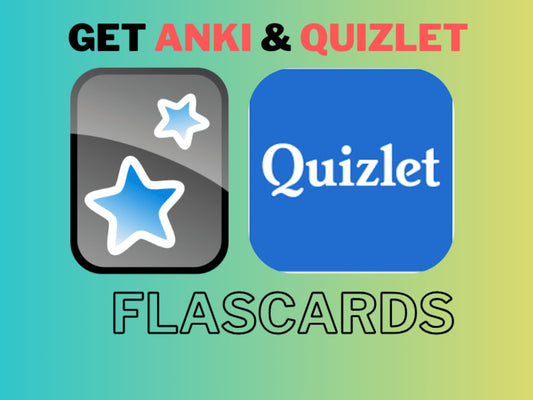 Professional Anki and Quizlet Flashcard Creation Service