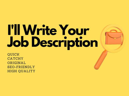 I will write clear, compelling job descriptions that attract top talent