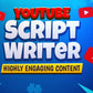 We will be the best professional writer for your YouTube scripts (Script Upto 1500 words)