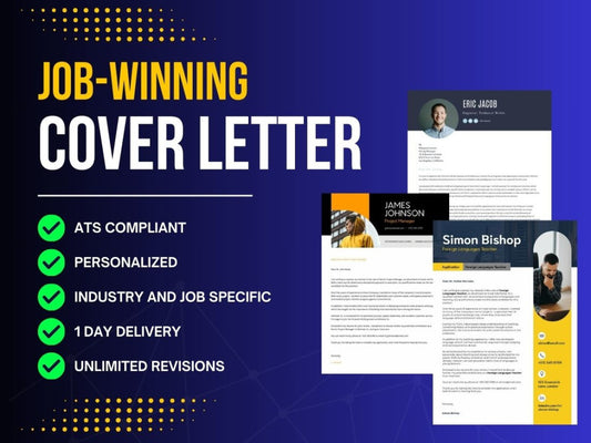You will get an Interview winning Cover Letter [Tailor-Made] [IMPRESSIVE]
