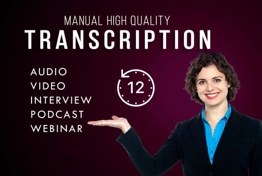 I will transcribe audio and do video transcription accurately (120 Minutes)