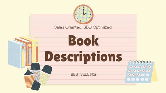 I will write an amazing book description or book blurb for you (300-400 words)