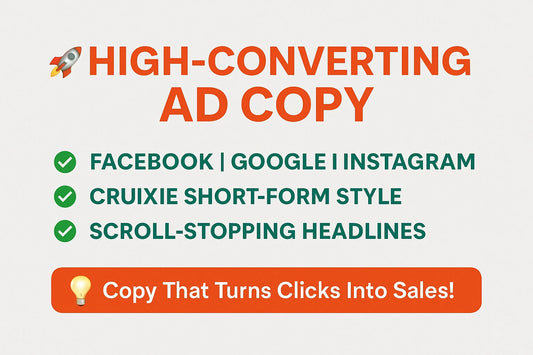 I Will Write 2 High-Converting Ad Copies (350–500 Words Each) That Get Real Results