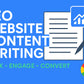 We will write SEO website content ( 4 Web Pages-Upto 2000 words)